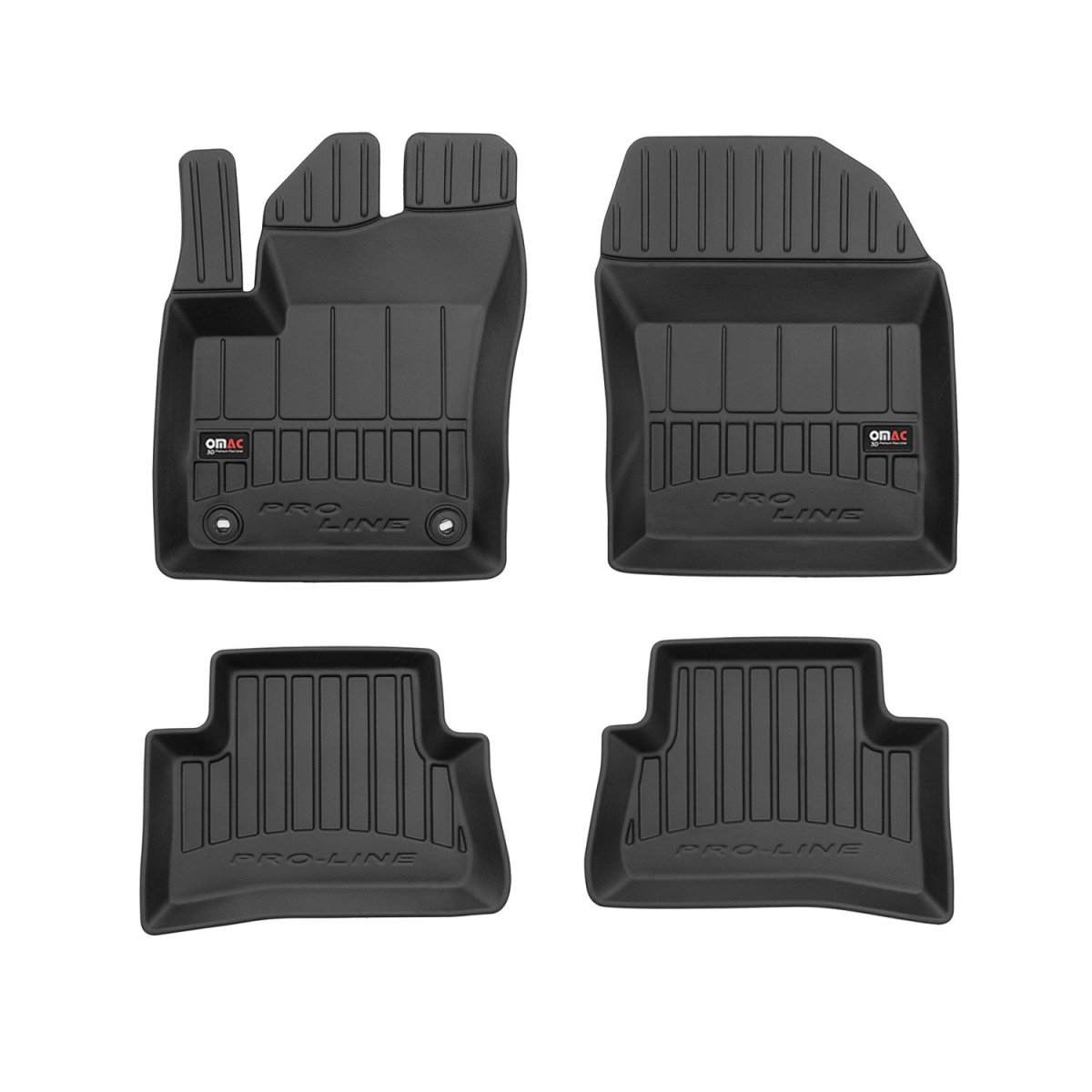 Toyota C-HR Floor Mat - Omac - Premium TPE - Black - '18-'22 Toyota C-HR Floor Mat - Omac - Premium TPE - Black - '18-'22